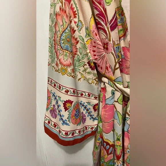 Zara Multicolor Patterned Robe - Picture 8 of 12